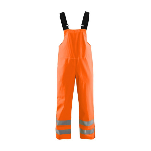 Cotte à bretelle de pluie haute-visibilité niveau 3 13862005 - Couleur et taille au choix