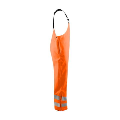 Cotte à bretelle de pluie haute-visibilité niveau 3 13862005 - Couleur et taille au choix