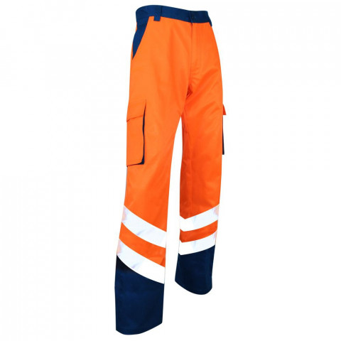 Pantalon bicolore haute visibilité lma balise - Coloris et taille au choix