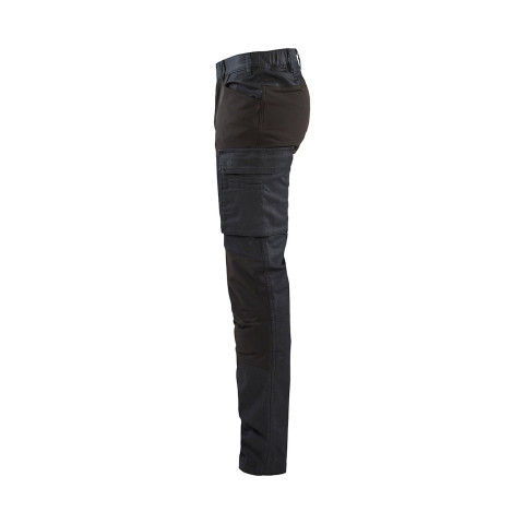 Pantalon maintenance denim stretch 2D Marine/Noir 14571147 - Taille au choix