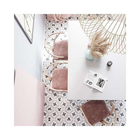 1900 calvet carrelage aspect carreaux de ciment motif etoile 20 x 20 cm distriartisan