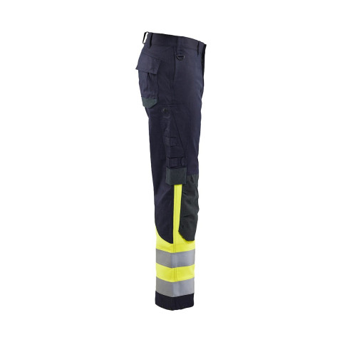 Pantalon multinormes inhérent APC 2 Marine/Jaune-Fluo 14911512 - Taille au choix