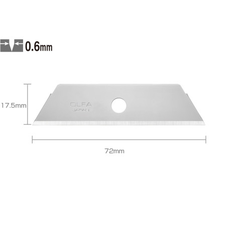 Etui de 5 lames OLFA SKB-2/5B de 17.5 mm - CARPENTRAS SIGN - OL06211
