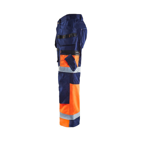 Pantalon artisan X1500 haute-visibilité avec poches flottantes 15081860 - Couleur et taille au choix