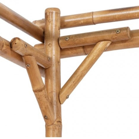 Vidaxl pergola bambou 195 x 195 x 195 cm