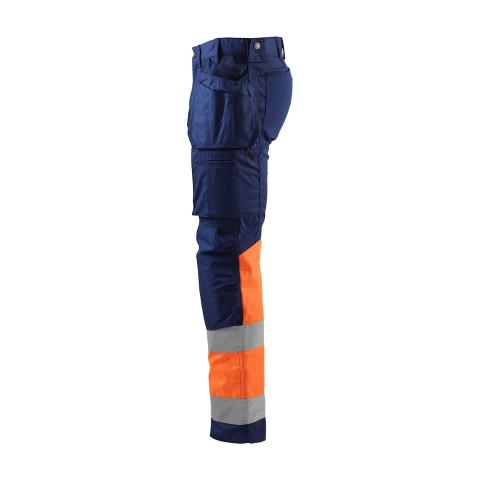Pantalon artisan haute-visibilité stretch à poches flottantes et genoux préformés 15581811 - Couleur et taille au choix