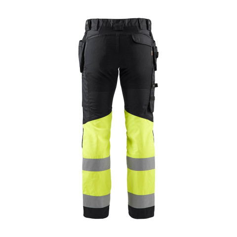 Pantalon artisan haute-visibilité stretch à poches flottantes et genoux préformés 15581811 - Couleur et taille au choix