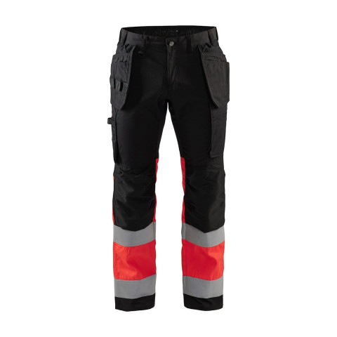 Pantalon artisan haute-visibilité stretch à poches flottantes et genoux préformés 15581811 - Couleur et taille au choix