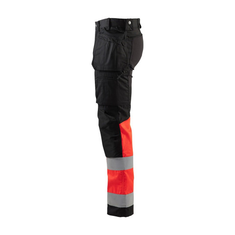 Pantalon artisan haute-visibilité stretch à poches flottantes et genoux préformés 15581811 - Couleur et taille au choix