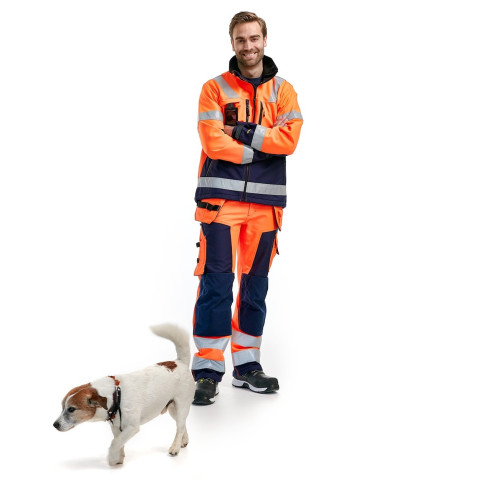 Pantalon artisan softshell haute-visibilité 15672517 - Couleur et taille au choix