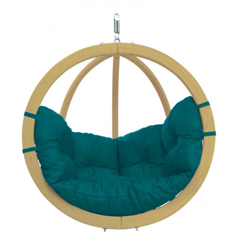 Chaise globo à suspendre avec coussin - Couleur au choix