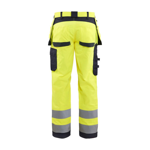 Pantalon multinormes inhérent avec poches flottantes Jaune-Fluo/Marine 15891512 - Taille au choix
