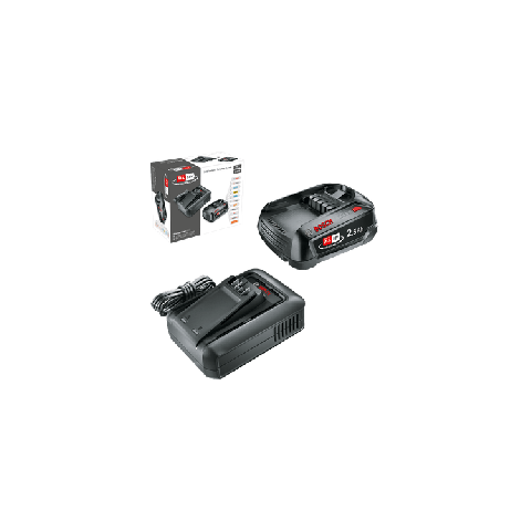 Starter set 18v (1 batterie 2,5 ah + al 18v-44) - bosch vert - 1 batterie 2,5 ah avec chargeur - 1600a031t4