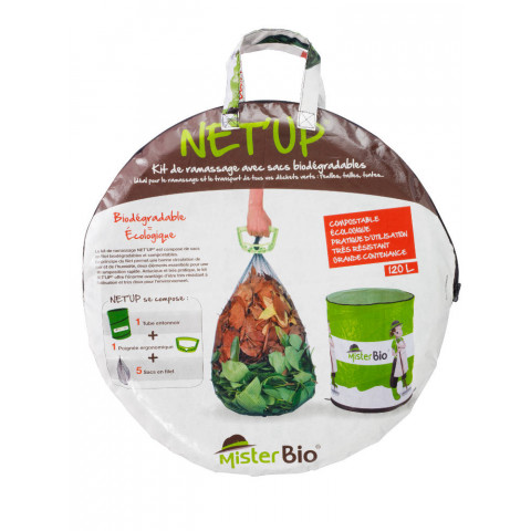 Kit de ramassage net'up avec sacs bio  120l