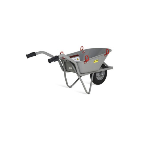 Brouette easy rider 80L,  roue pneumatique, anneau de levage