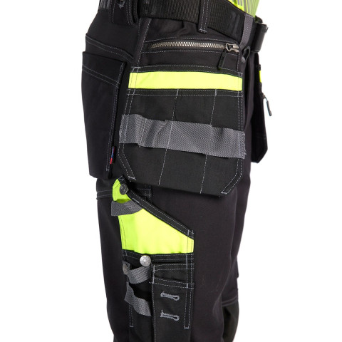 Pantalon stretch haute-visibilité coton avec poches flottantes 17941370 - Couleur et taille au choix