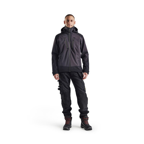 Pantalon artisan softshell Noir 18052513 - Taille au choix