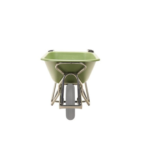 Brouette aluminium profi-Max Plus vert roue anti-crevaison