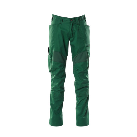 Pantalon de travail avec poches genouillères MASCOT Accelerate - 18579-442-Vert Bouteille-76-42