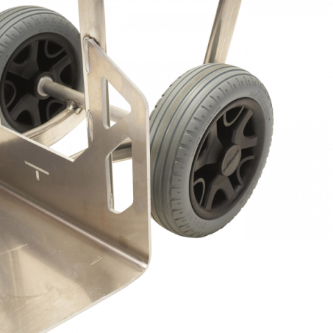 Diable aluminium charge 350 kg M-NST-250 avec roues increvable