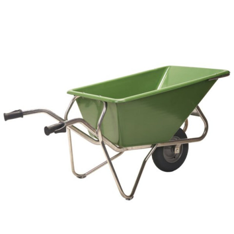 Brouette Noka 160 en alu avec roue pneumatique