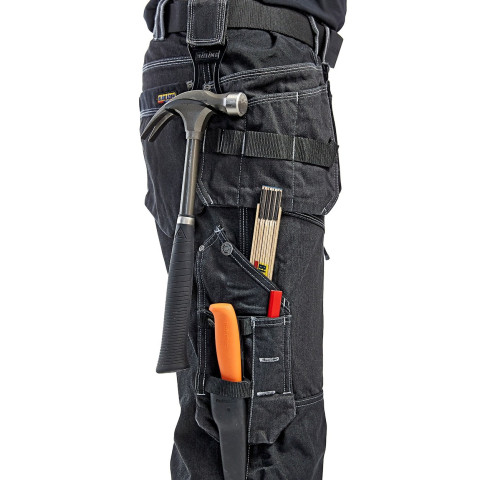 Pantalon X1900 artisan CORDURA® DENIM Noir 19601140 - Taille au choix