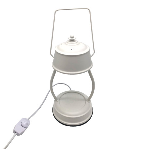 Lampe chauffante pour bougie parfumée candle warmer ht. 16 cm "clara 502" ampoule gu10 230v à variateur - d-work