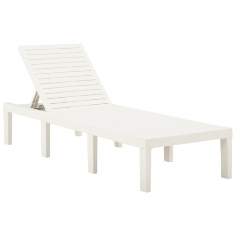 Chaise longue plastique - Couleur au choix