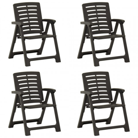 Chaises de jardin plastique - Couleur et nombre de chaises au choix