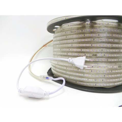 Ruban led 220v 50m smd5050 60led/m ip65 sécable - couleur eclairage au choix