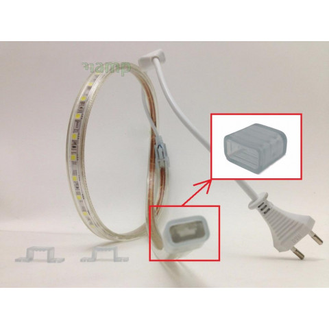 Cache de protection pour ruban led 220v smd5050