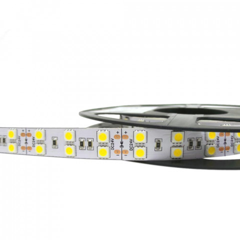 Ruban led 24v 5m smd5050 ip20 120led/m - couleur eclairage au choix