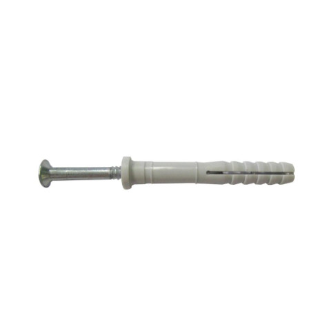 Cheville Tap-Vis tête plate Seau de 100 - ING FIXATIONS - A270050