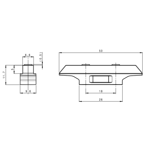 Gâche FAPIM pour gamme Toundra - 5027B