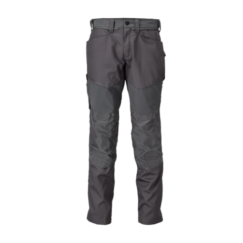 Pantalon de travail avec poches genouillères MASCOT Customized - 22479-230-40-82-Gris anthracite