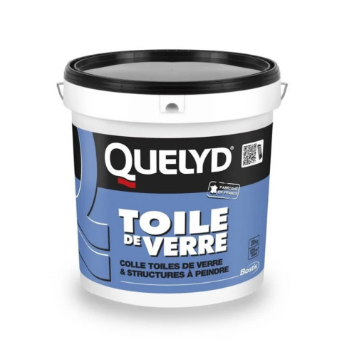 Colle spéciale toile de verre QUELYD - BOSTIK - seau 20 kg - 30602592