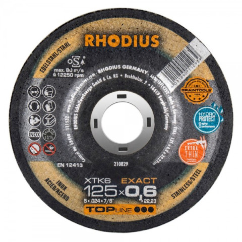 Disque segmenté Diamètre 125 mm Ø de perçage 22.23 mm Métaux non ferreux RHODIUS LGA ALU 210476