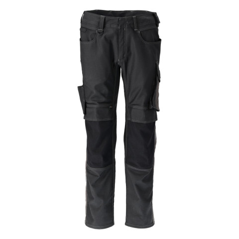 Pantalon de travail avec poches genouillères MASCOT Unique - 21979-459-Noir-44-76