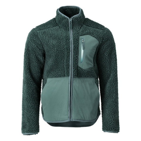 Veste de travail fourrure zippé MASCOT Customized - 22303-682-Vert-XS