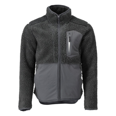 Veste de travail fourrure zippé MASCOT Customized - 22303-682-Gris anthracite-XXL