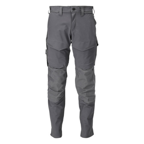 Pantalon de travail avec poches genouillères MASCOT Customized - 22379-311/2-Gris anthracite-42-76