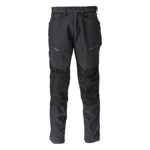 Pantalon de travail avec poches genouillères MASCOT Customized - 22479-230-Noir-82-43