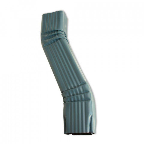 Dévoiement latéral gauche de 50 à 600 mm pour gouttière aluminium corniche 60 x 80 mm coloris au choix