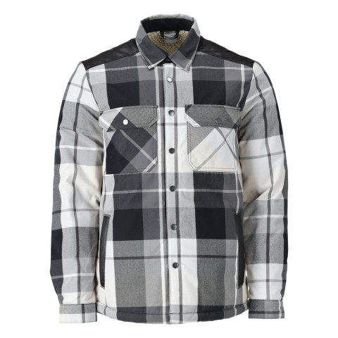 Chemise de travail en flanelle avec doublure fourrure MASCOT Customized - 23104-446-Gris anthracite-XL