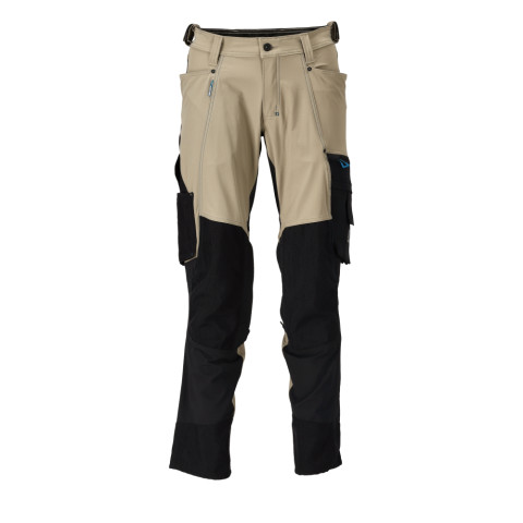 Pantalon de travail avec poches genouillères MASCOT Advanced - 23179-311-Sable-76-50