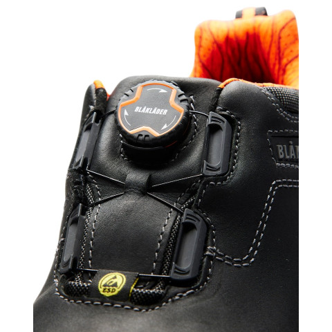 Chaussures de sécurité basses ELITE Noir avec membrane 24540000 - Pointure au choix