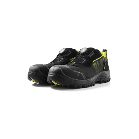 Chaussures de sécurité basses STORM S7S imperméables Noir/Jaune fluo 24770000 - Pointure au choix