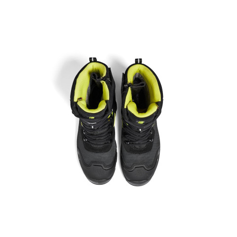 Chaussures de sécurité hautes hiver STORM Noir/Jaune-Fluo 24900000 - Pointure au choix
