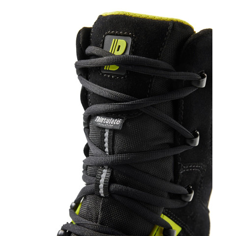 Chaussures de sécurité hautes hiver STORM Noir/Jaune-Fluo 24900000 - Pointure au choix