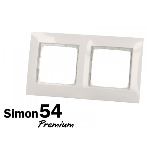 Plaque blanche double